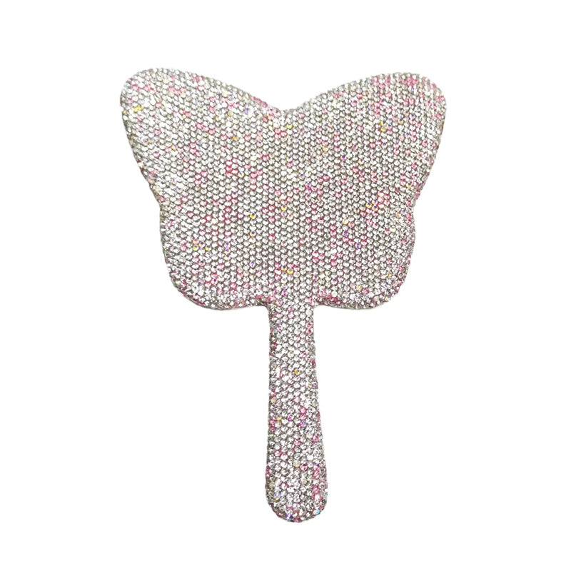 Butterfly Handheld Luxury Diamond Mirror