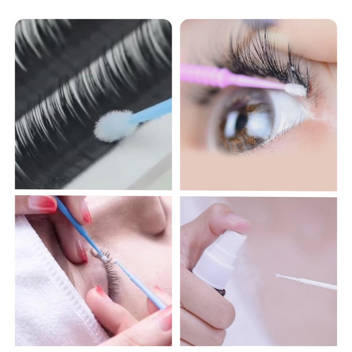 Disposable Micro Brushes Swabs 100pcs