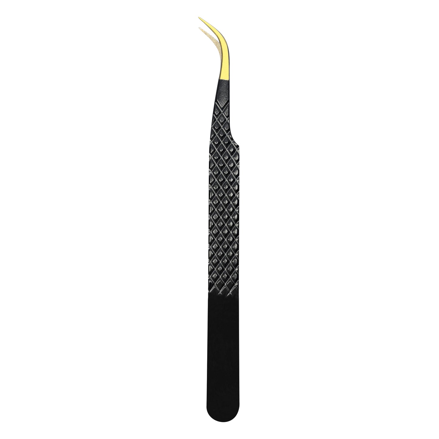 EG-03 Curved Volume Coated Fiber Tip Tweezers