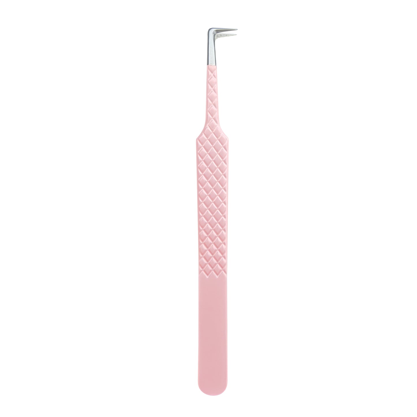 EP-07 Slim 90° Boot Volume Pink Coated Fiber Tip Tweezers