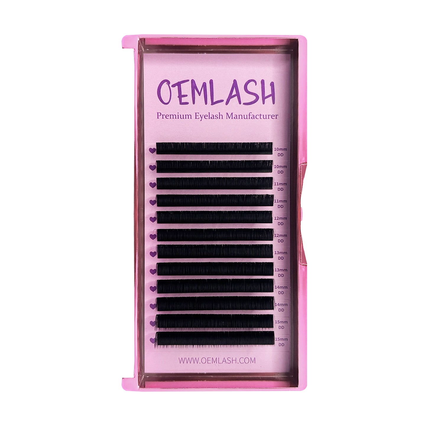 Premium Ultra matte Black Mega Volume Lashes 0.05mm