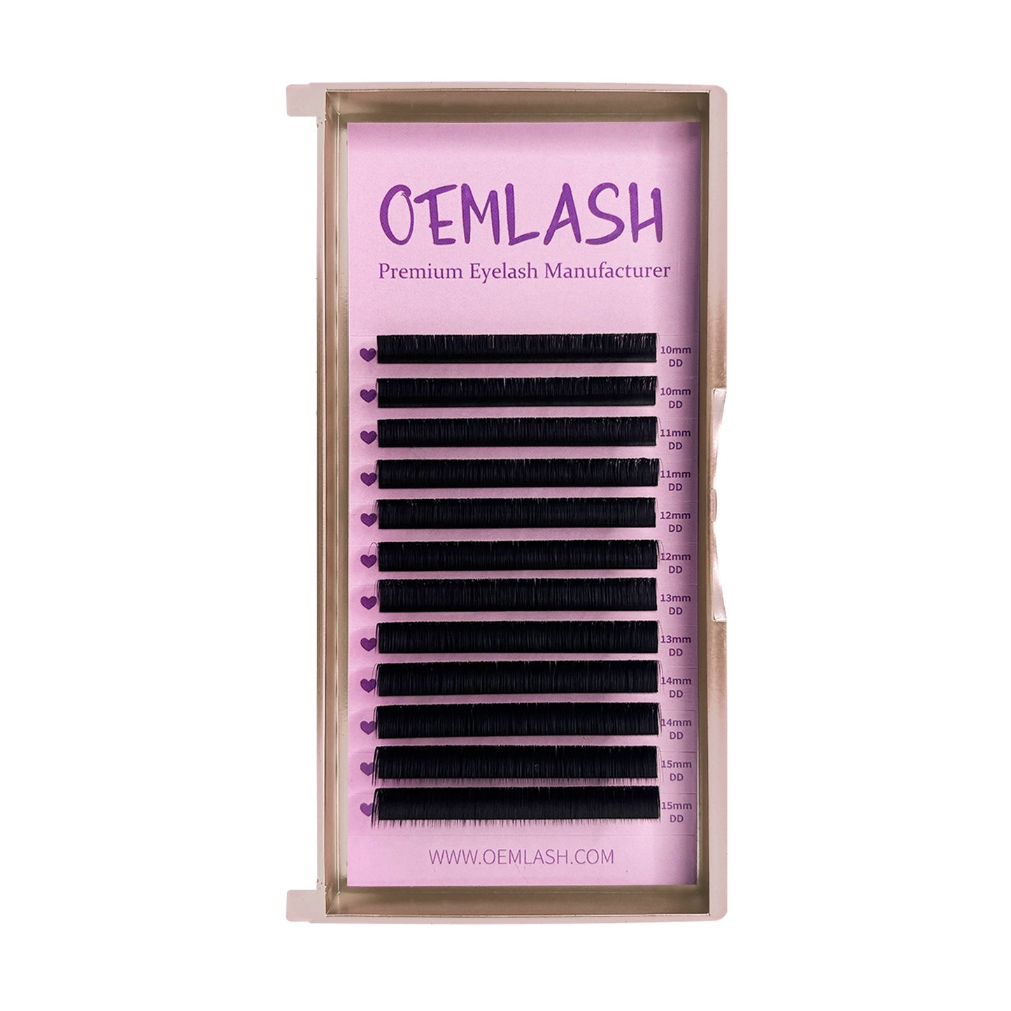 Premium Ultra matte Black Volume Lashes 0.07mm
