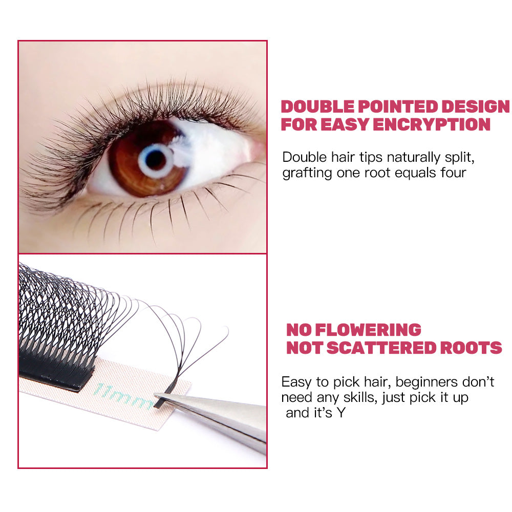 W-Shape 5D Volume Premade Fan Lash Extensions