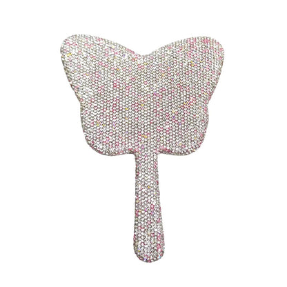 Butterfly Handheld Luxury Diamond Mirror