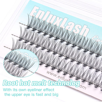 Individual Cluster DIY Eyelash Extensions 60pcs D Curl 10P/20P