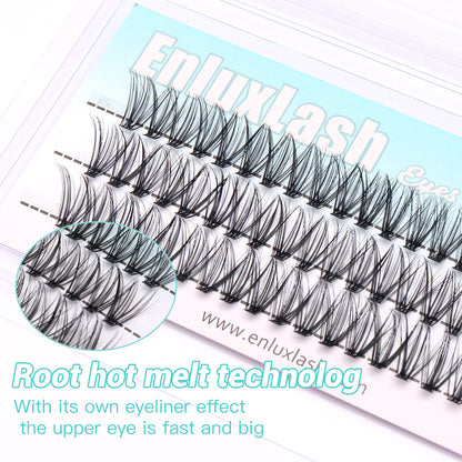 Individual Cluster DIY Eyelash Extensions 60pcs D Curl 30P/40P