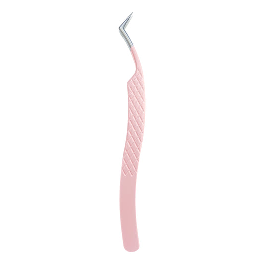 EP-09 Mega Volume Pink Coated Fiber Tip Tweezers